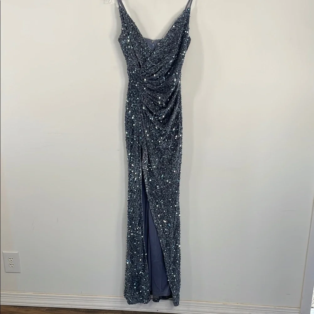 Baltic Born Emeris Sequin Gown Sz S - Picture 2 of 9